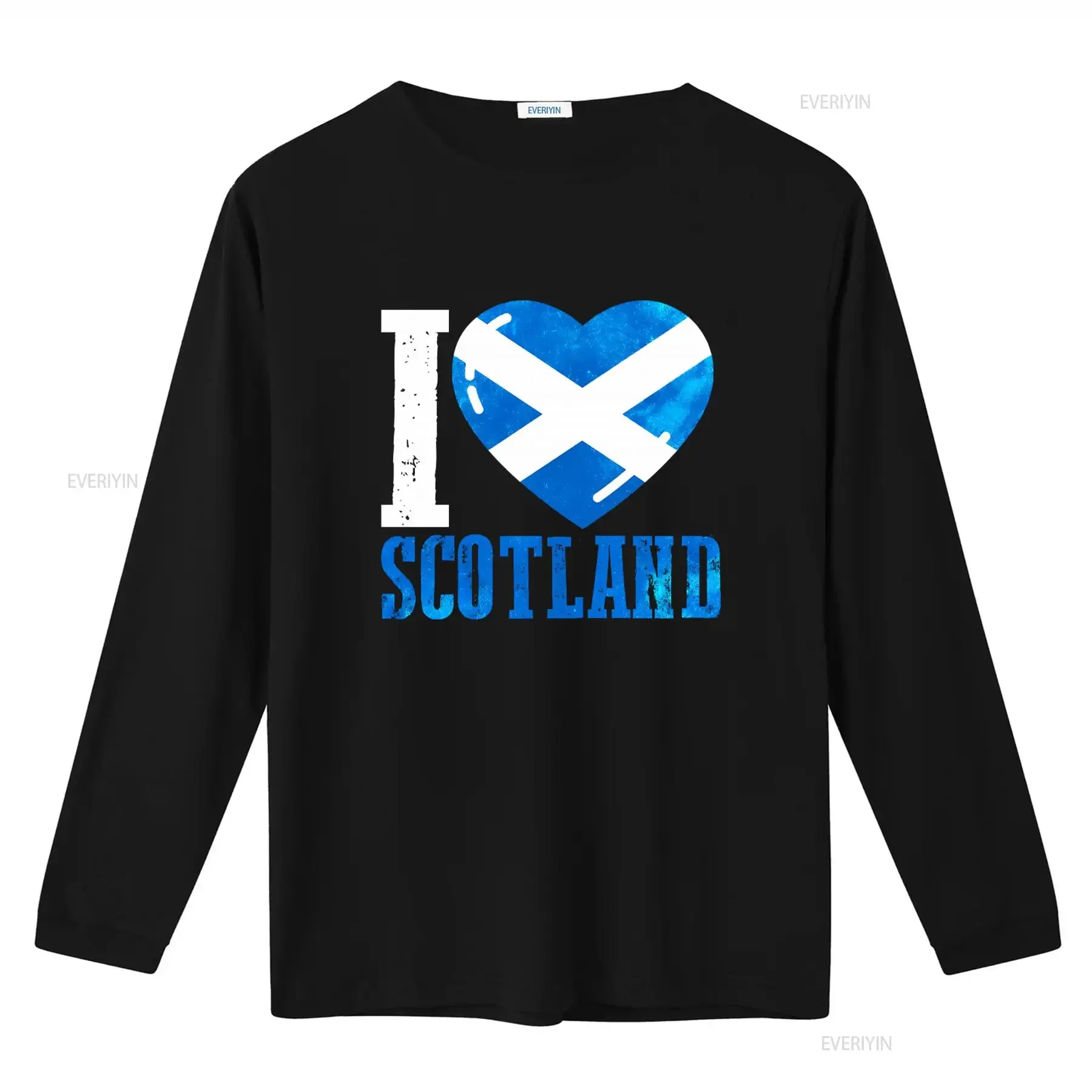 I Love Scotland Scottish Flag Nationality Supporters Mens T Shirt Top DNE Stylish Design Comfortable Fit Perfect for Fans view 2