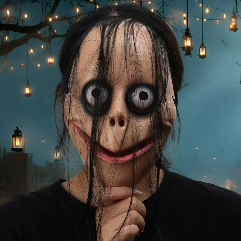 Realistisch eng masker Halloween Horror Face Cover voor spookachtige aantrekkingskracht Prank Beangstigend Prop Lichtgewicht ademend Unisex