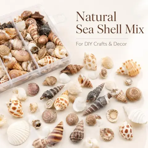 28g Sea Shells Spirals Shell Tiny Ocean Spirals Seashells Crafts Aquarium Decoration Landscaping Accessories Photography Props