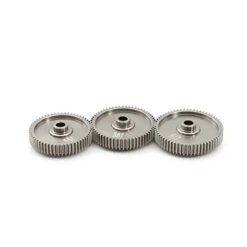 55T 58T 61T Hochgeschwindigkeits-Stirnradgetriebe 51004 53665 für TAMIYA TT01 TT-01 1/10 RC Auto Upgrade-Teile Zubehör