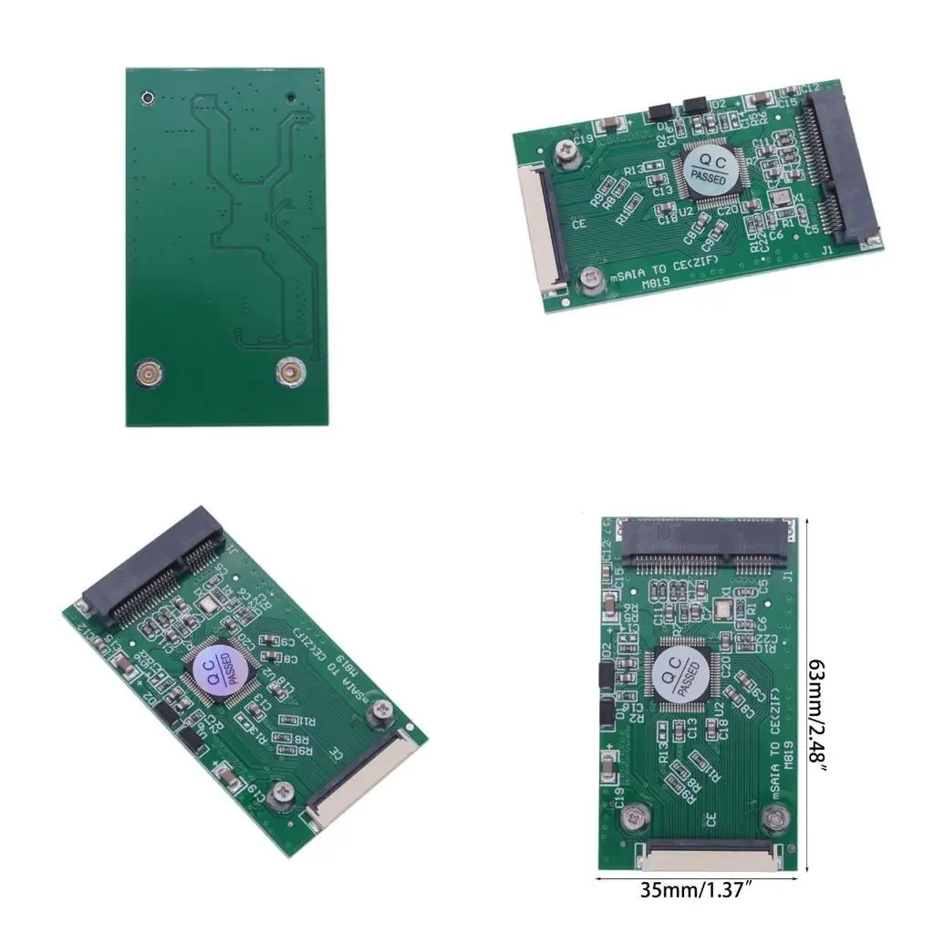 

652f MSATA SSD TO CE ZIF Адаптер Mini PCIE MSATA SSD до 40PIN 1,8 "CE ZIF Converter