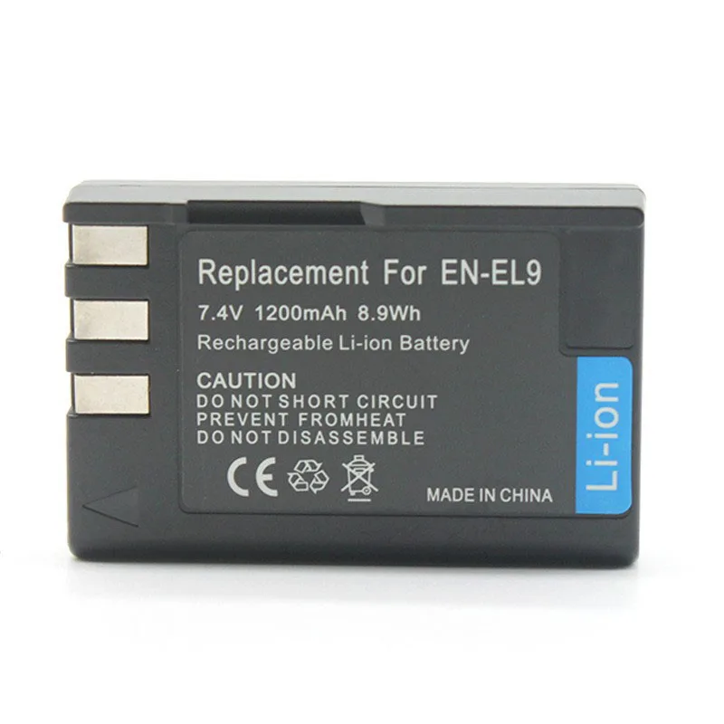 شراء المزيد سوف رخيصة مناسبة لبطاريات الكاميرا EN-EL9 للبيع بالجملة بطاريات ENEL9 بطارية ليثيوم 7.4 فولت 1200 مللي أمبير SLR #6