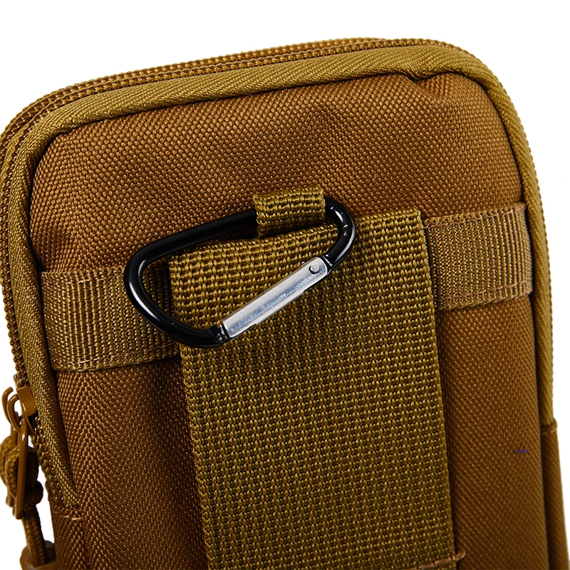 Двухслойная Сумка EDC Molle, уличная Военная поясная сумка, мужская сумка для телефона