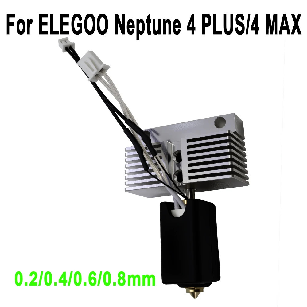 

Hotend kit for ELEGOO Neptune 4 PLUS/4 MAX 3D Printer Fully Assemble All-Metal Hotend with Nozzle 3D Printer Accessorie