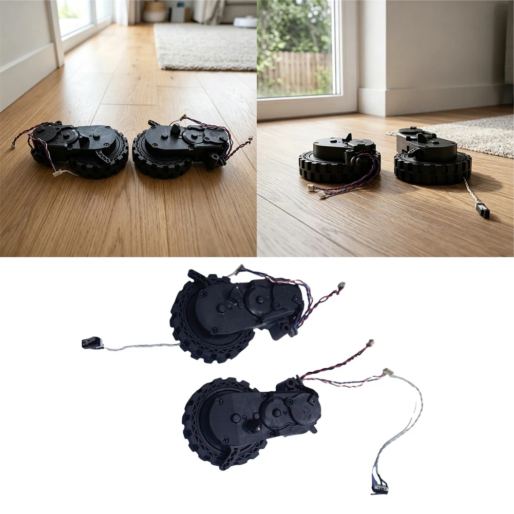 For Ecovacs N8 Robot Vacuum Cleaner Replacement Drive Wheels for Smooth Navigation on Carpets Hardwood and Tiles