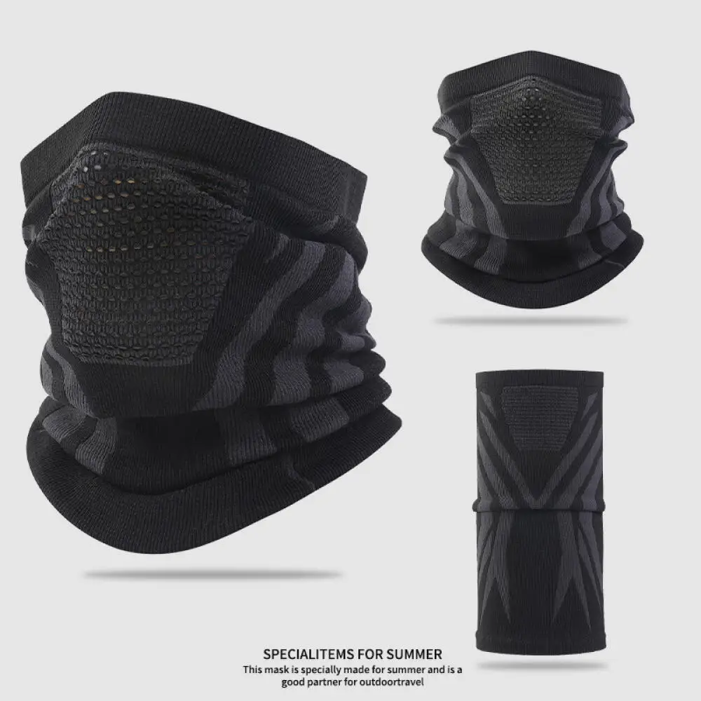 Thermal Face Bandana Mask Cover Neck Warmer Gaiter Bicycle Cycling Ski Tube Scarf Hiking Breathable Masks Print Women Men Winter image 4
