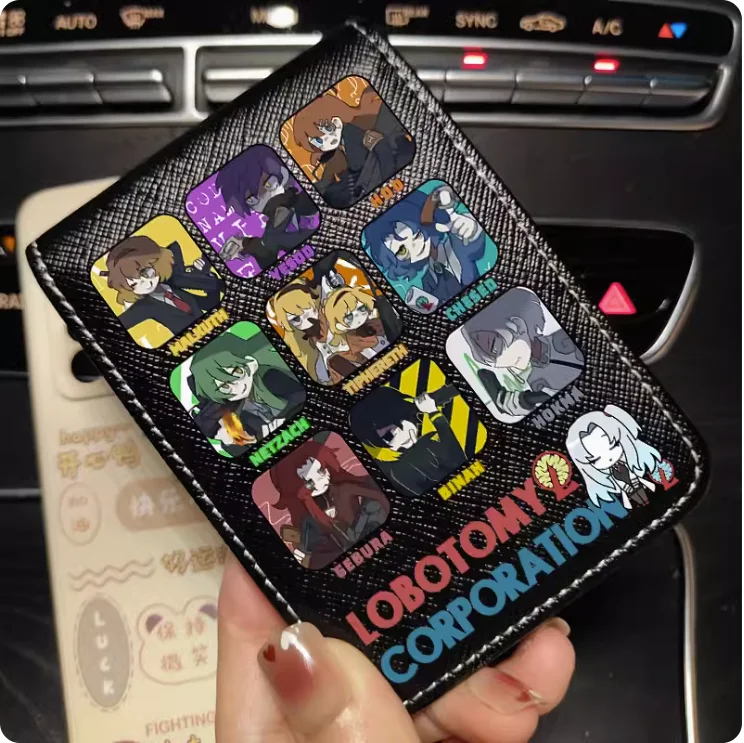 Anime Lobotomy Corporation Fashion Wallet PU Purse Card Cash Holder Bag Cosplay Gift B320