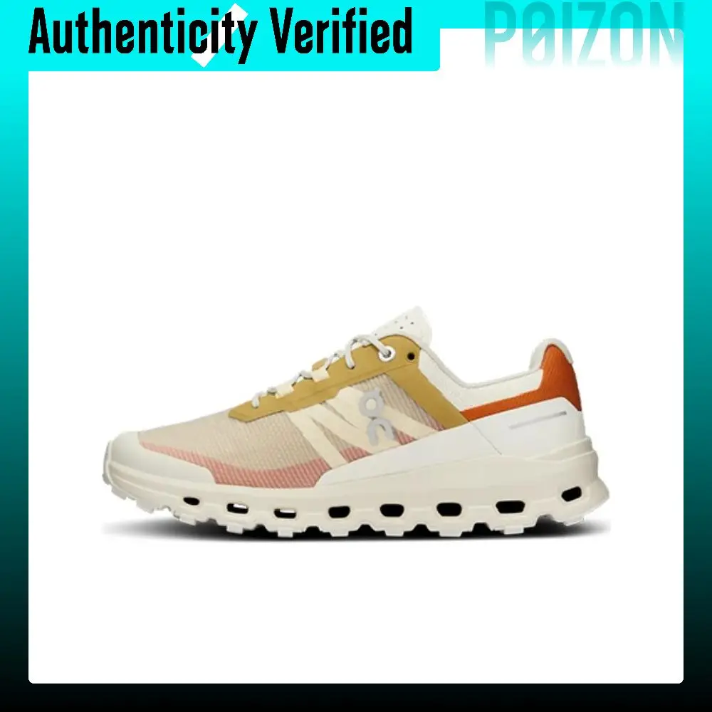 On Running Shoes Women's Low-top Beige/Yellow 64.98052
