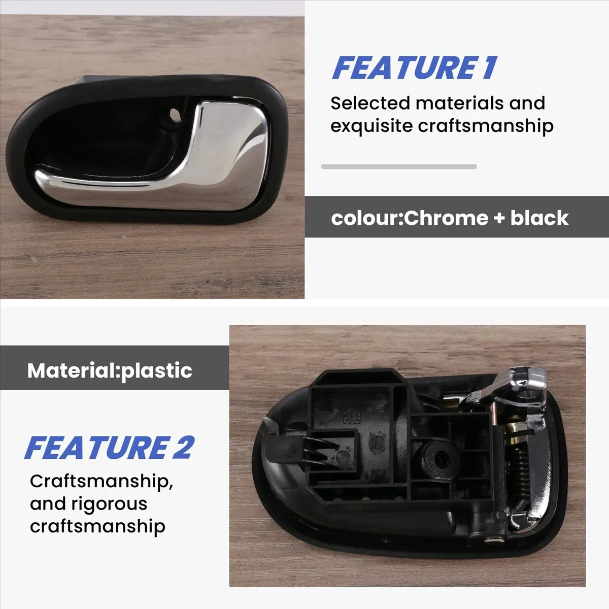 Super Sale Car Front Rear Interior Door Handle for Mazda 323 Protege BJ 1995 1996 1997 1998 1999 2000 2001 2002 2003 Right