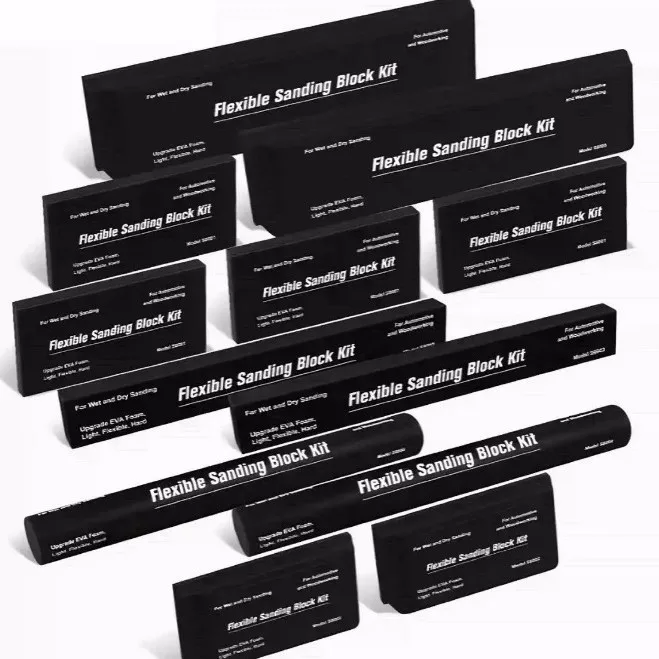 

Applicable to woodworking car body 7PCS sand block kit Flexible EVA foam wet or dry body manual sand block kit