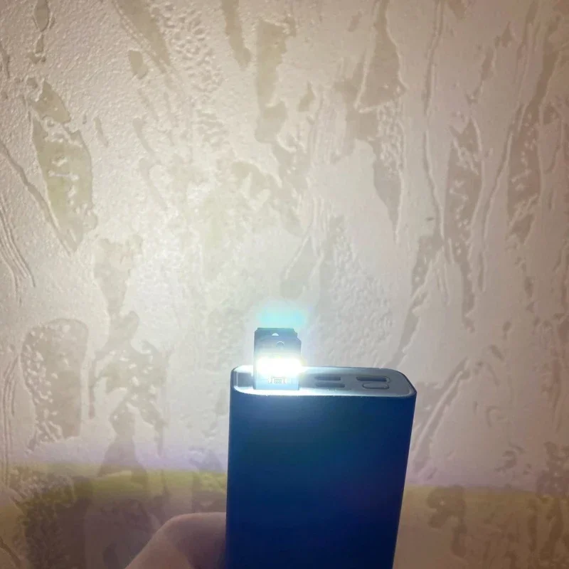 1/2/5pcs USB LED Light Camping Night Hiking Tent Lamp Light Outdoor Portable Energy Saving Flashlight Mini Ultra-thin Mobile