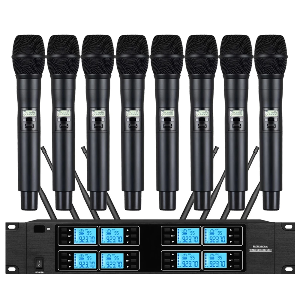 

Professional UHF wireless microphone system 900Mhz all-metal handheld microphone home KTV church karaoke stage microphone