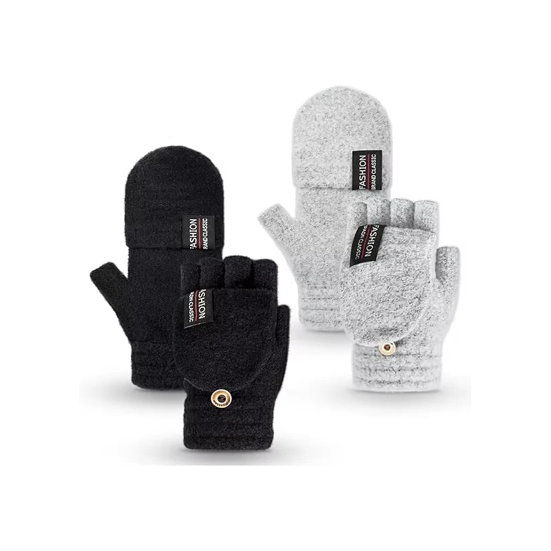 

Electric Heated Gloves USB Rechargeable Double-Sided Heating Fingerless Hands Adjustable Temperature Bike Motorcycle Gloves