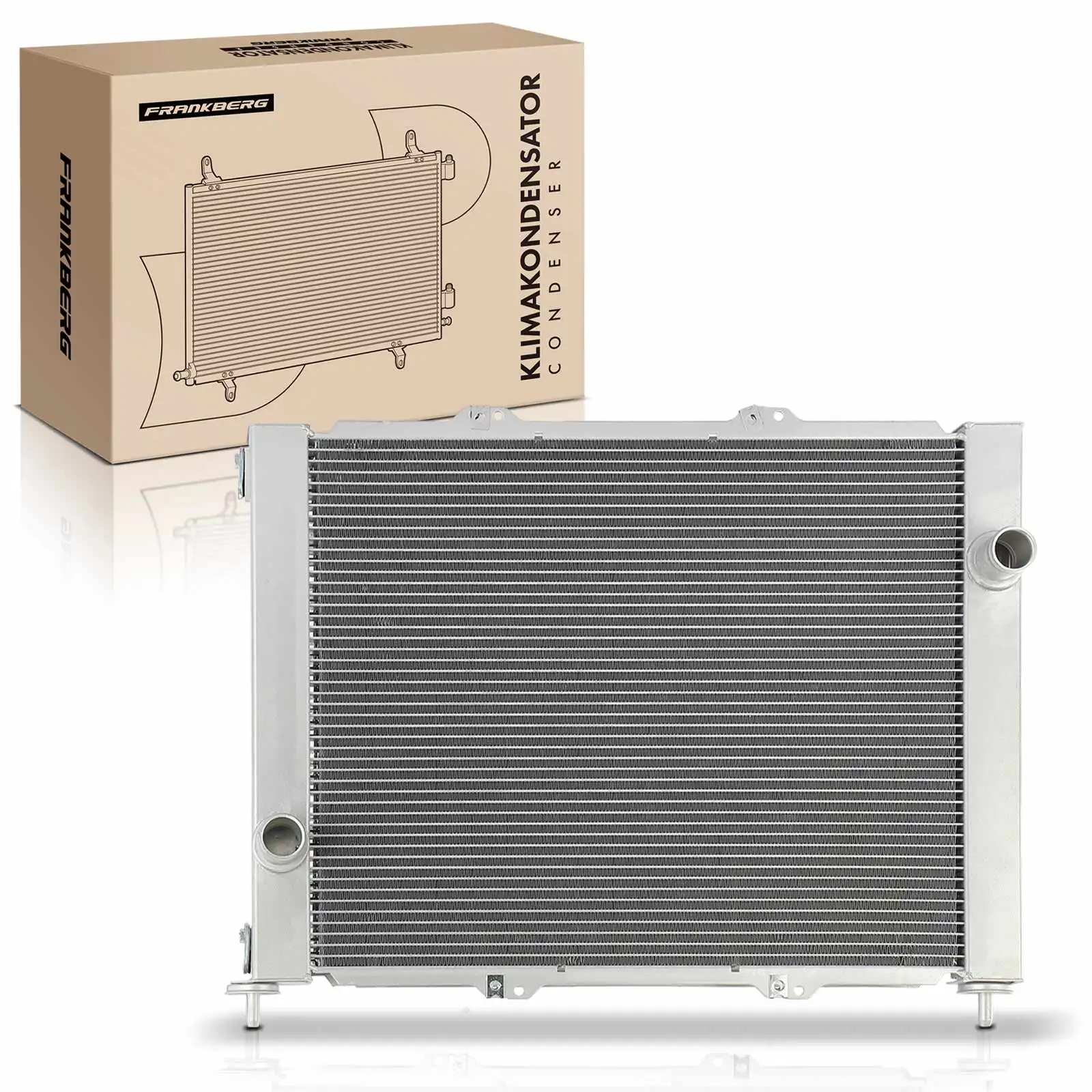 Frankberg 1x condensator airconditioner voor Renault Clio II BB CB 2002-2021 8200116110 8200742598 637626