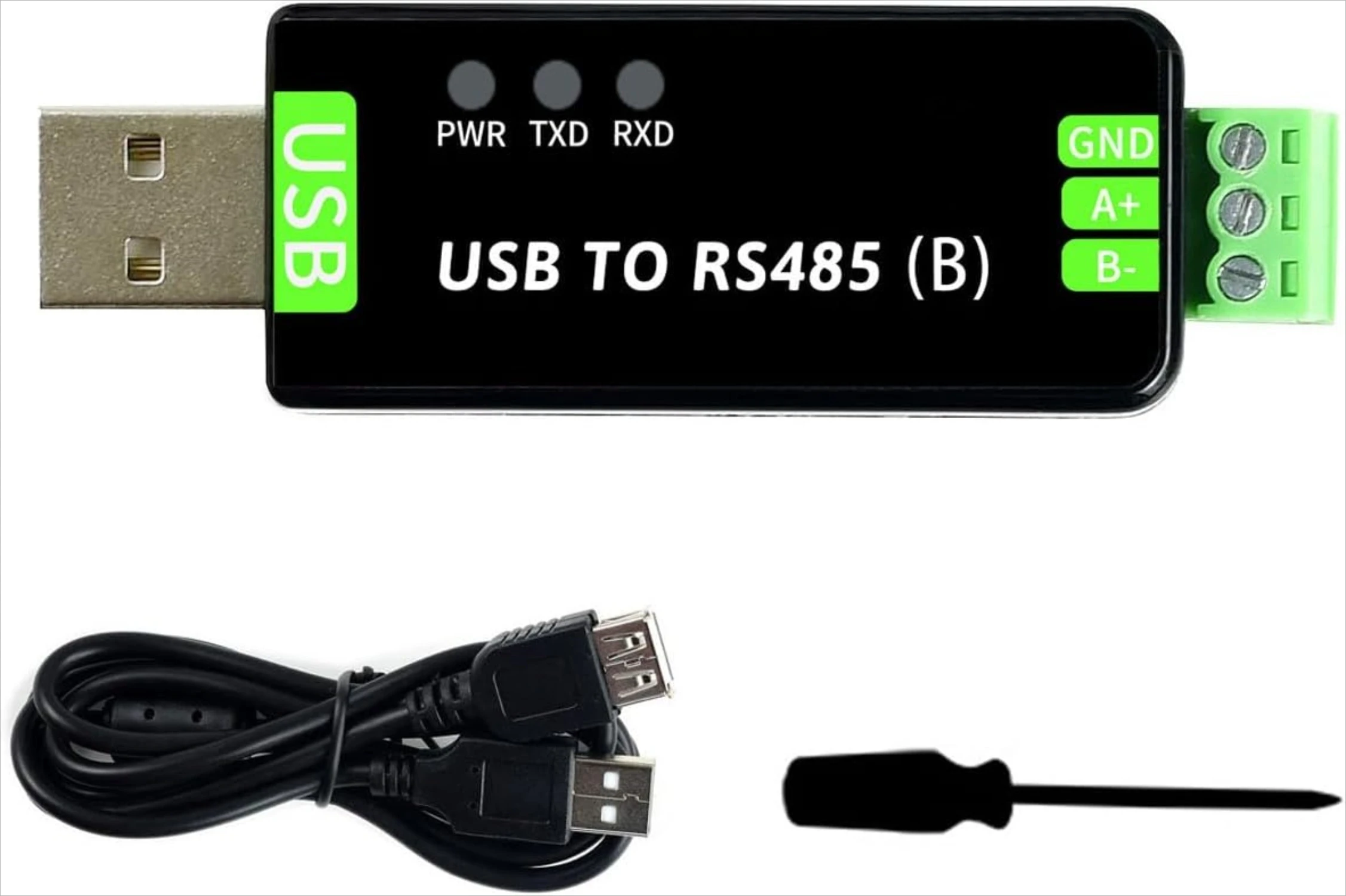 Industrial USB to RS485 Bidirectional Converter Onboard Original CH343G Multi-Protection Circuits