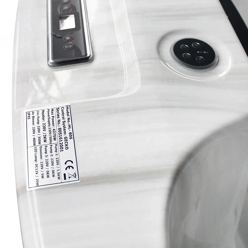 Vasca idromassaggio da esterno per persona