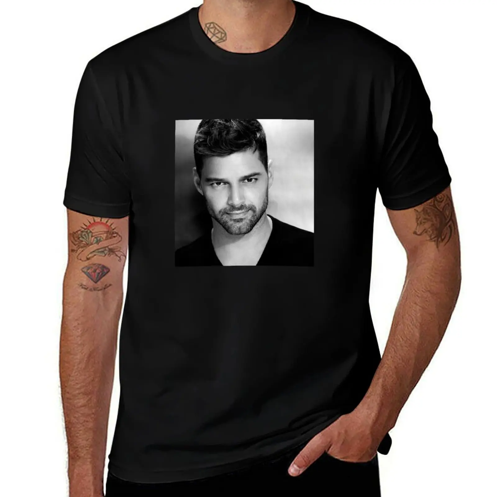 Camiseta Bas Ricky Bin Martin Tam Tour 2020, camisetabas Ricky bin Martin tam tour 2020, Camiseta de algodón, camiseta para hombre