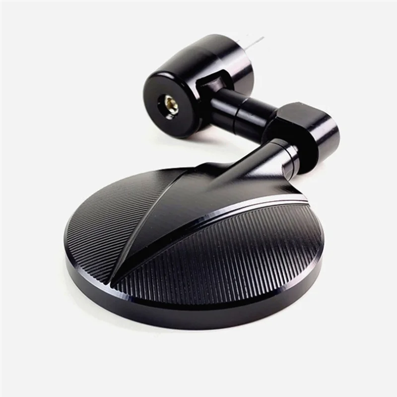 

Motorbike Reflector Round Classic Retrofit Blue Anti-Glare Rear View Mirror For Handlebar Inner Diameter 13-14,17-19