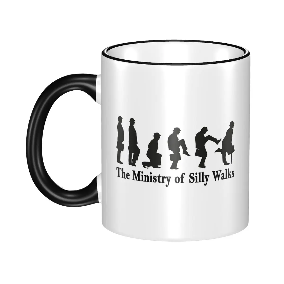 The Ministry Of Silly Walks Mug Funny Ceramic Coffee Cups Tea Mugs Milk Cup Drinkware Gift for Friends
