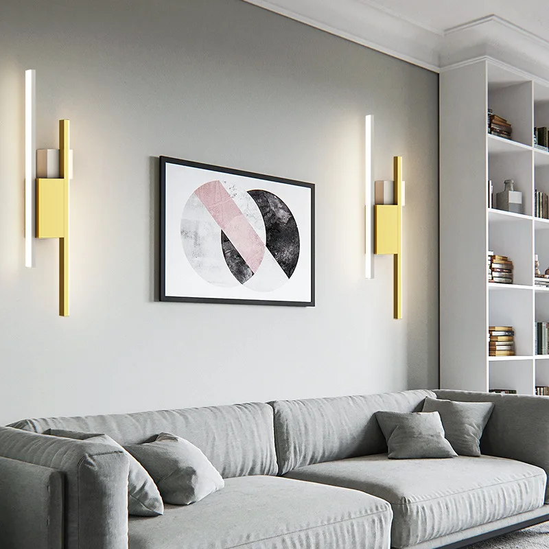 Modern simple led bedside wall lamp corridor aisle entrance lighting Internet celebrity bedroom study