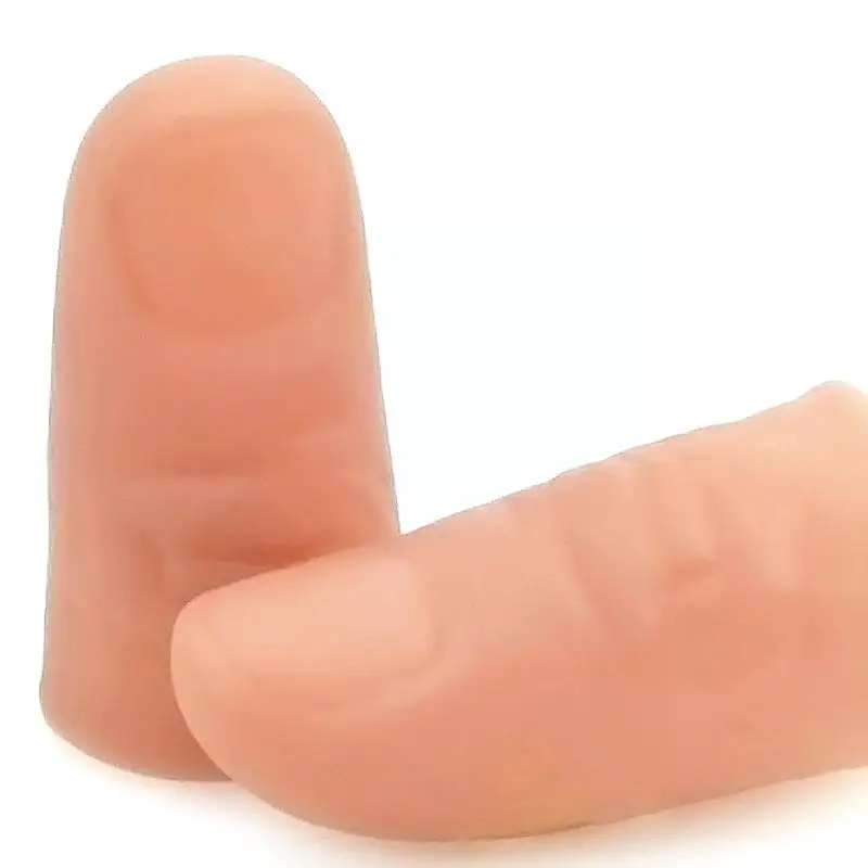 Juguete de simulación suave para pulgar, funda para el dedo de gran tamaño con clavos, espectáculo de magia protésico, juguete para niños, juguetes difíciles A5t6, 1 Uds.