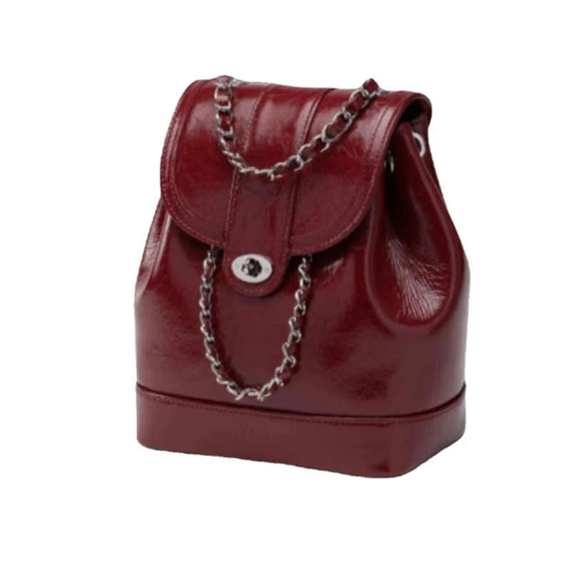 Coreano niche design new double shoulder 2023 marsupio a catena da donna piccola borsa a tracolla con griglia diamantata a secchiello d'acqua profumata