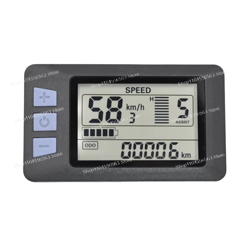 LCD-P3H Lithium Battery Smart Display Panel for Electric Scooter & Mountain Bike Instrument