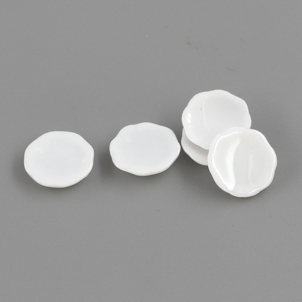 5 قطعة 1/12 دمية مصغرة اكسسوارات صغيرة السيراميك الغذاء لوحة محاكاة طبق الفاكهة لعبة لدمية ديكورات منزلية