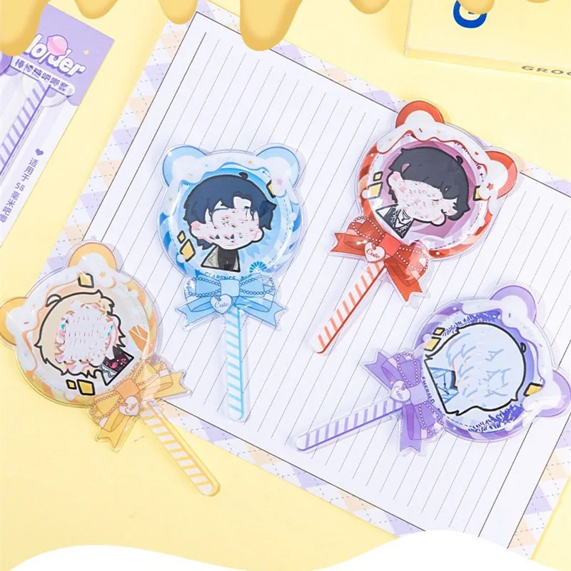 1Pc Cartoon Lollipop Shaped Badge Protective Cover Cute Y2K Itabags Decoration Display Accessories 58mm Pins Beautify Handheld