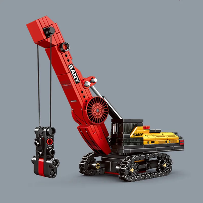 SEMBO 4IN1 Grabbing Machine Assemblage Building Blocks Kits MOC Excavator Truck Model Bricks Car Construction Set Boys Toys Gift