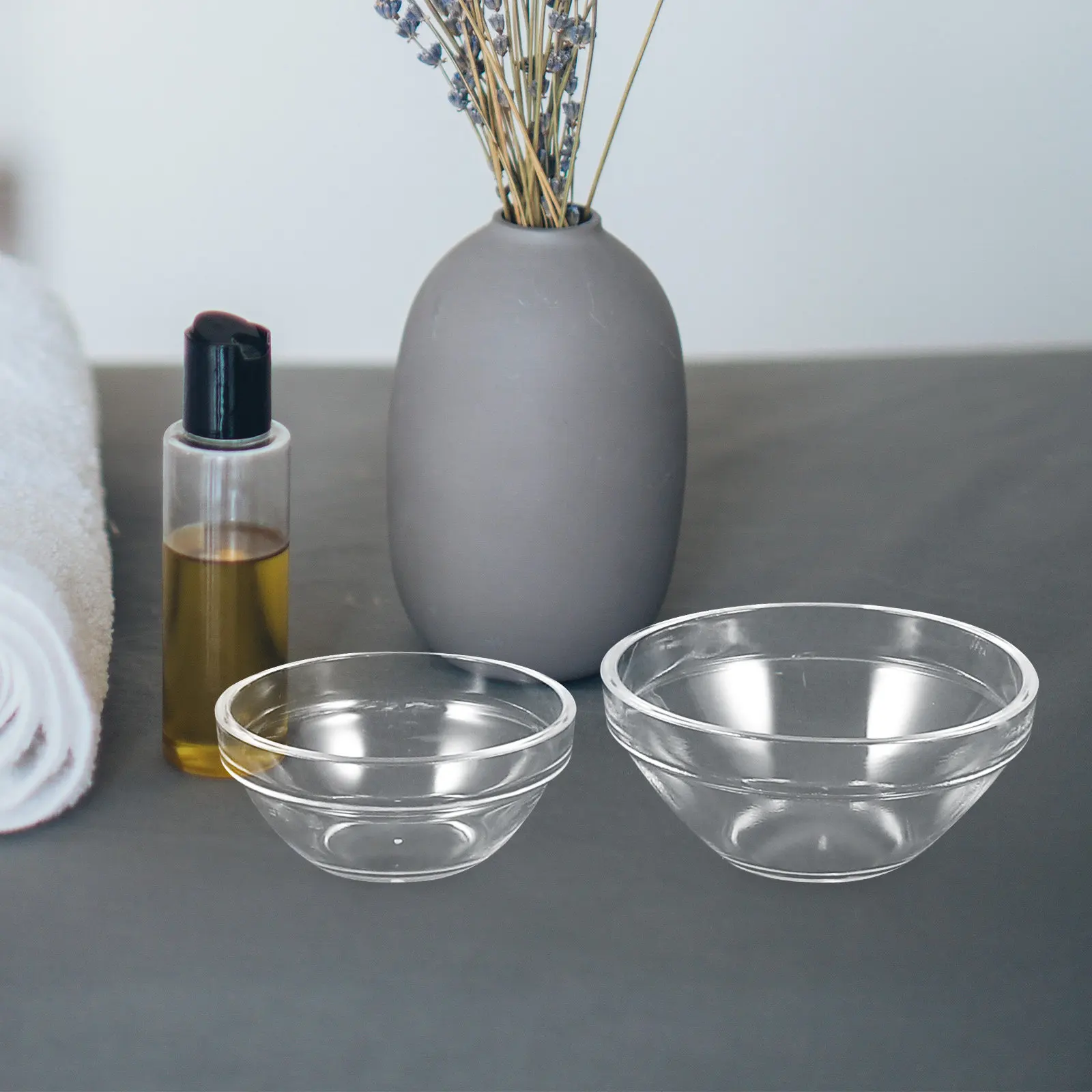 

Набор из 8 премиальных акриловых чаш для эфирных масел, прозрачные пластиковые чаши для массажа и использования в салонах, акриловые прозрачные чаши