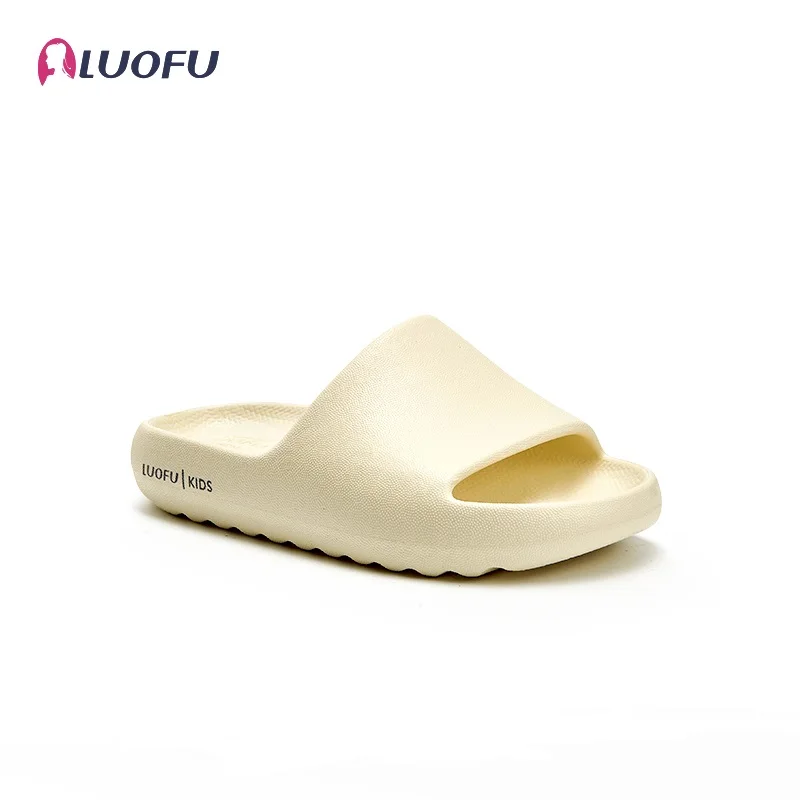 

LUOFU Women's Open Toe Non-slip Quick Dry Comfortable Slides Slippers For Indoor Outdoor, Khaki