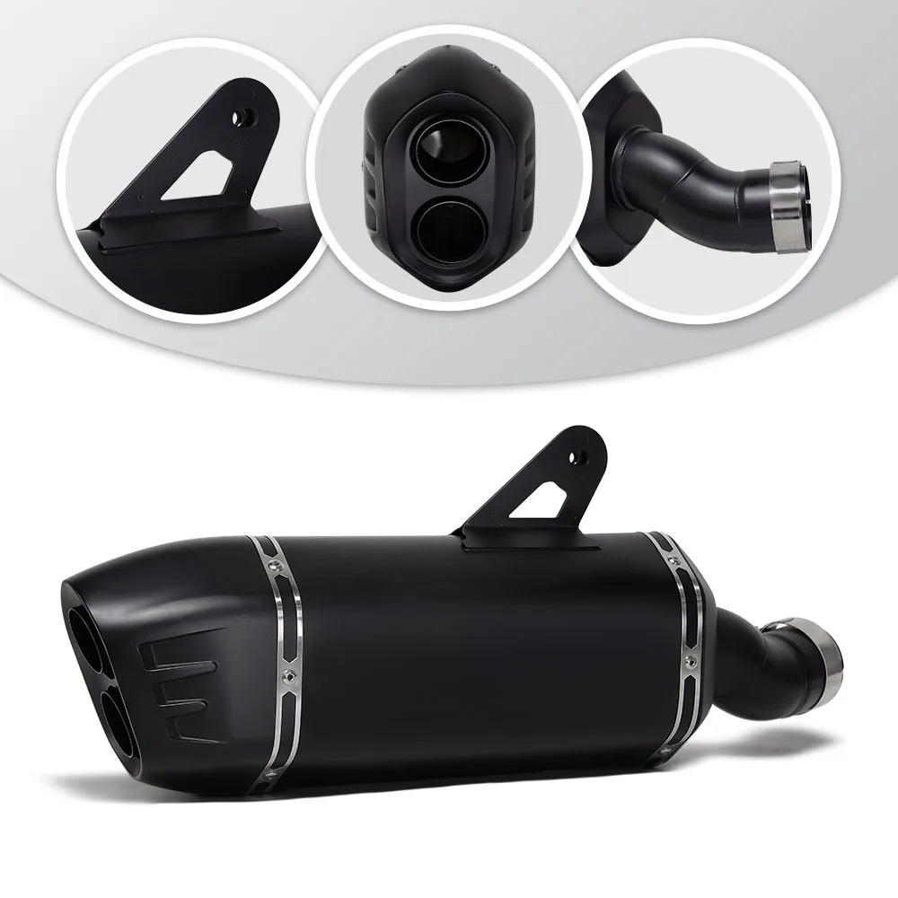 

For BMW R1300GS ADV 2024 R1300 GS Adventure 2025 Motorcycle Exhaust Giant Shield Stainless Slip on Line Muffler Pipe 60mm