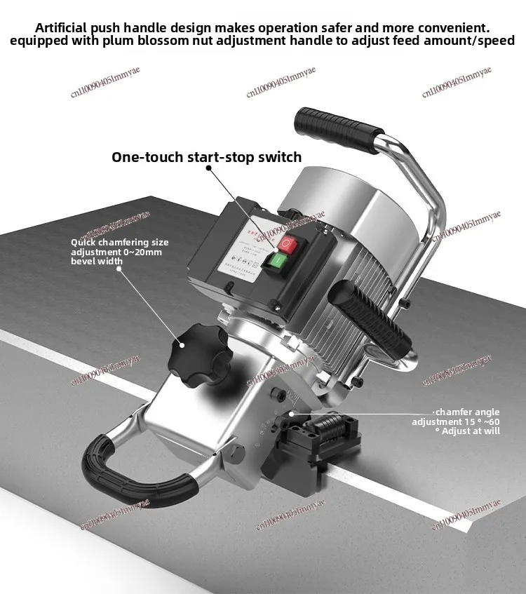 

Stainless steel plate plate beveling machine Portable beveling edge cutter Angle adjustable