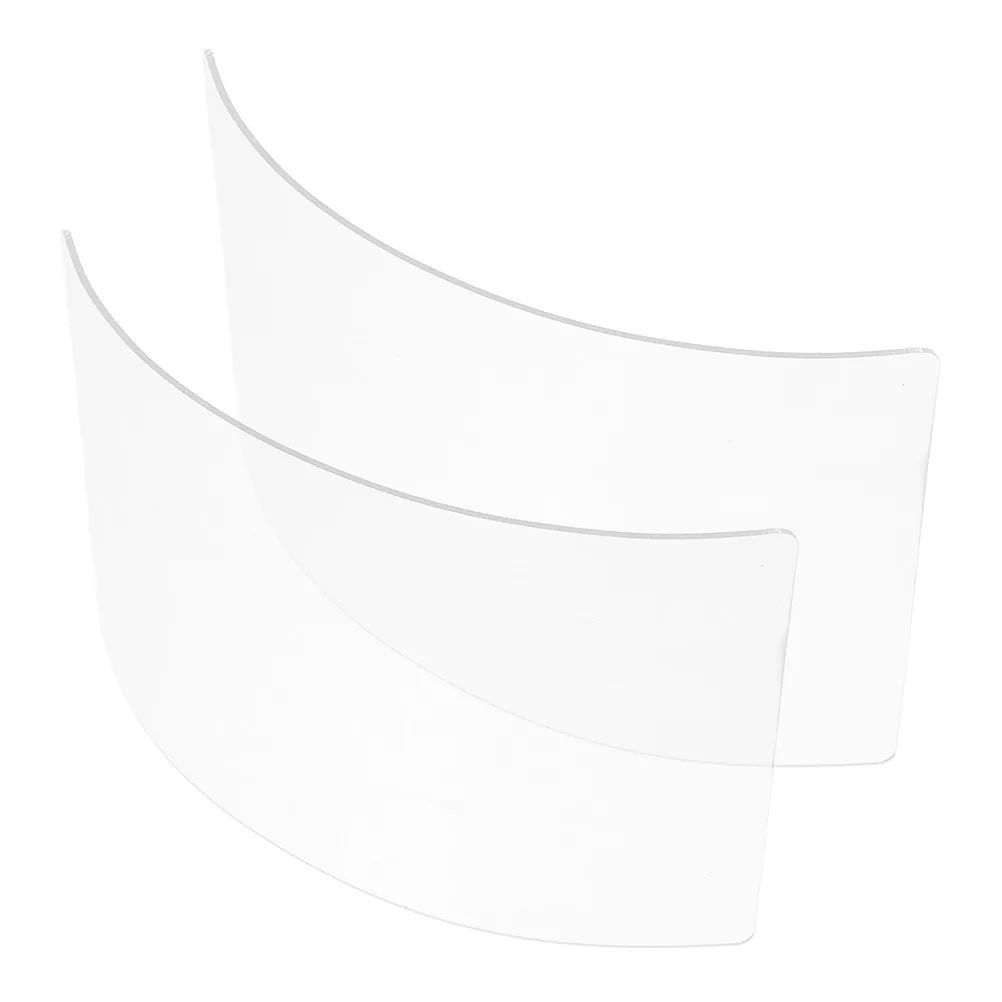 2Pcs Sandblasting Protective Mask Lens Dustproof Hood Screen Replacement Clear Glass Lens Part for Grinding Cutting
