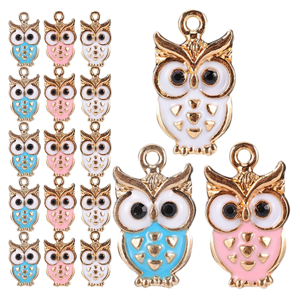 

30 Pcs Jewelry Accessories Cute Pendants Charms Diy Earrings Animal Bracelet Making Zinc Alloy Dangle