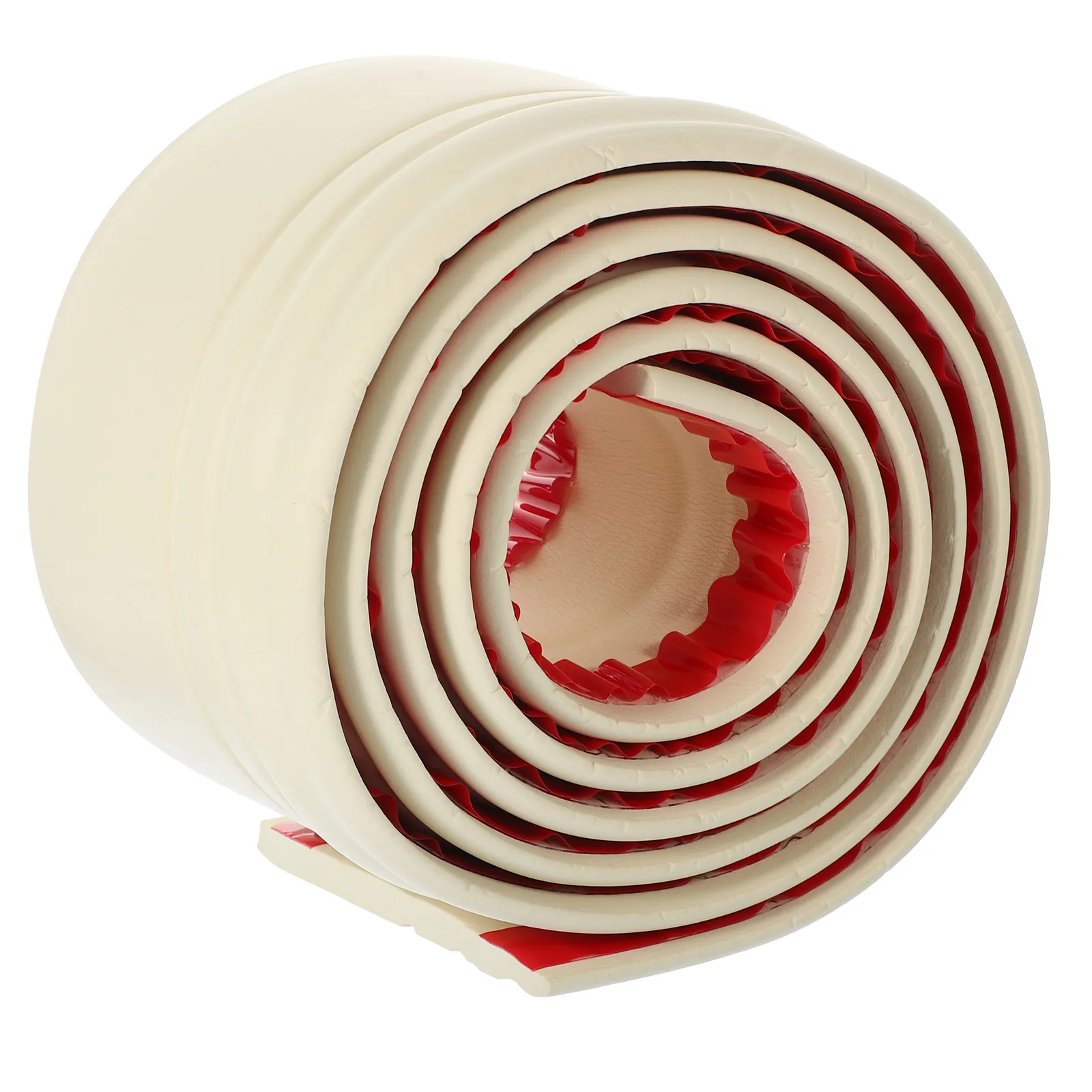 

Soft Foot Thread Stick Molding Trim Wall Edging Strip Stickers White Self Adhesive Decal Border for Walls Baby