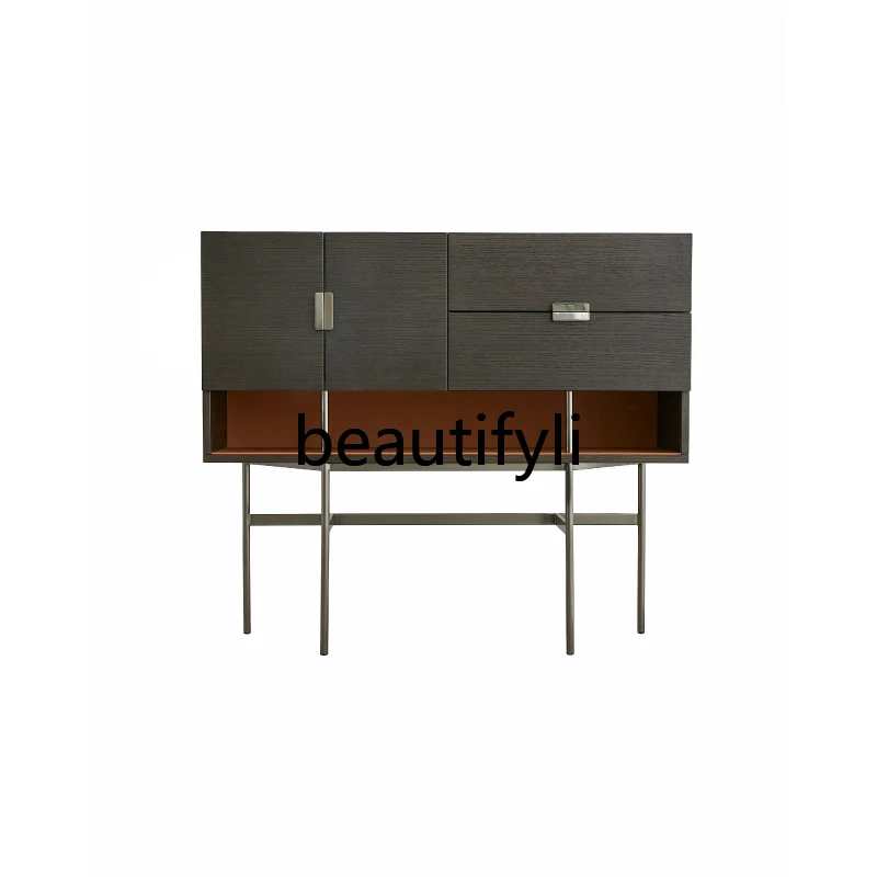 

Modern Simple Light Luxury Sideboard Cabinet for Small Apartments, Wall-Mounted Multi-Functional Storage Cabinet