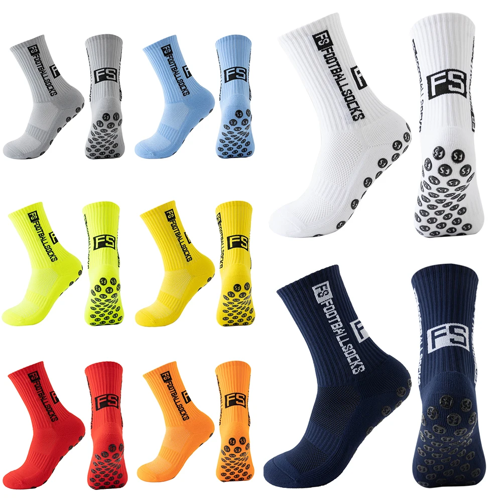 Quality Anti Slip Soccer Socks Adults Athletic Grip Sports Sock Non Slip Children Socks Football Basketball Hockey Unisex