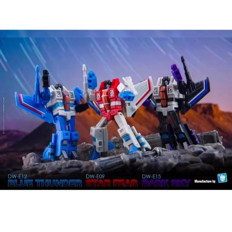 Dr.Wu transformacja Dw-E09/E12/E15 Starscream tron płaszcz koronacja garnitur niestandardowa kolekcja figurek Model zabawka prezent