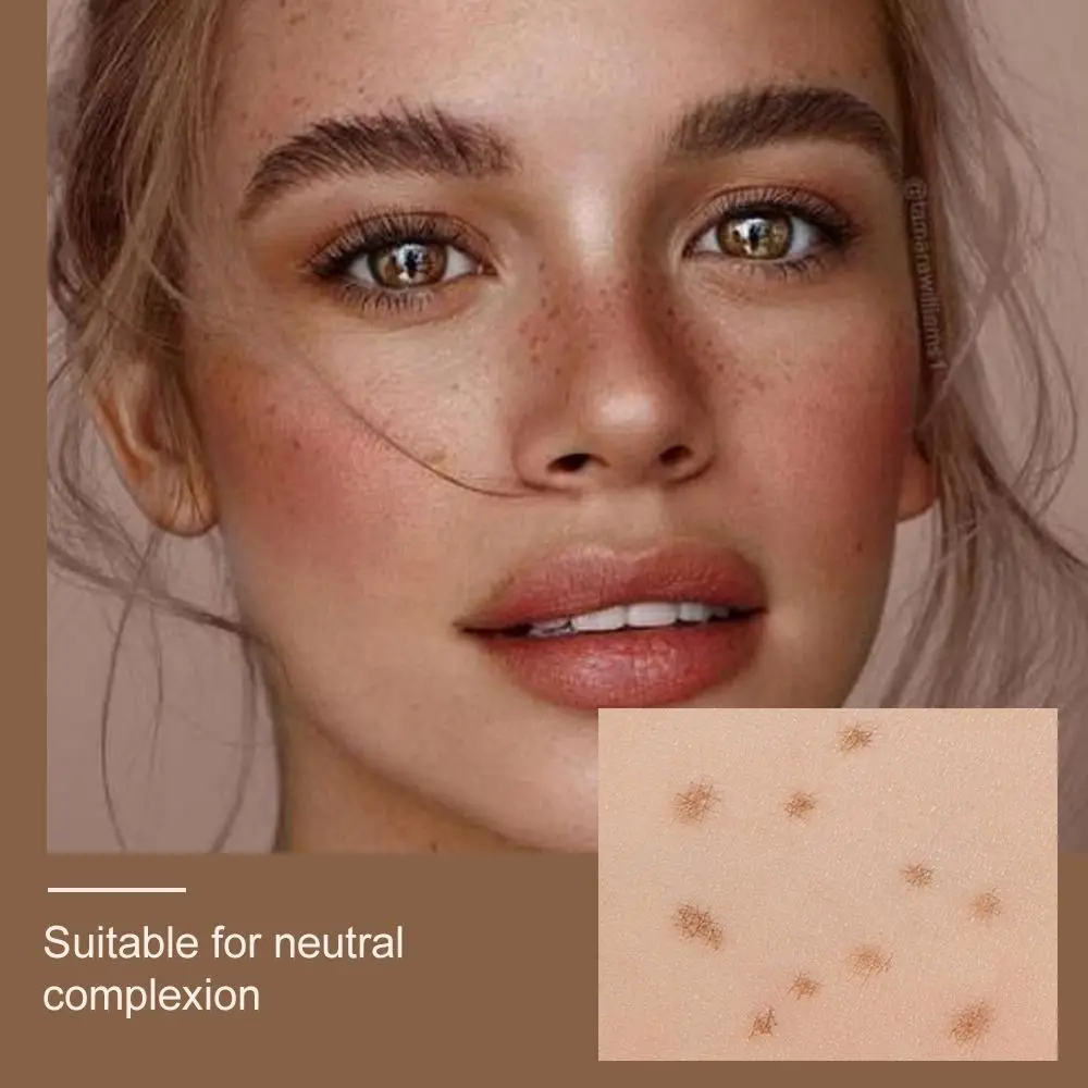 Lápiz de pecas postizas resistente al agua para mujer, bolígrafo de lunares, herramienta de maquillaje, duradero, Natural, neutro