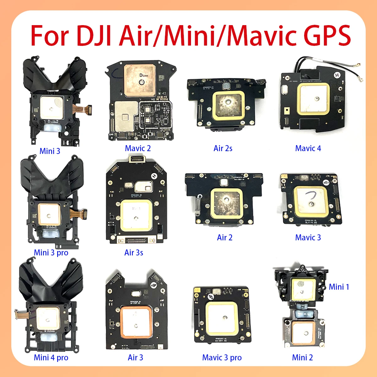 

Original Mavic 1/2Pro/3/4 Air1/2/3 Min1/2/34Body Navigation System GPS Beidou Galileo Positioning Module Suitable for DJI Mavic