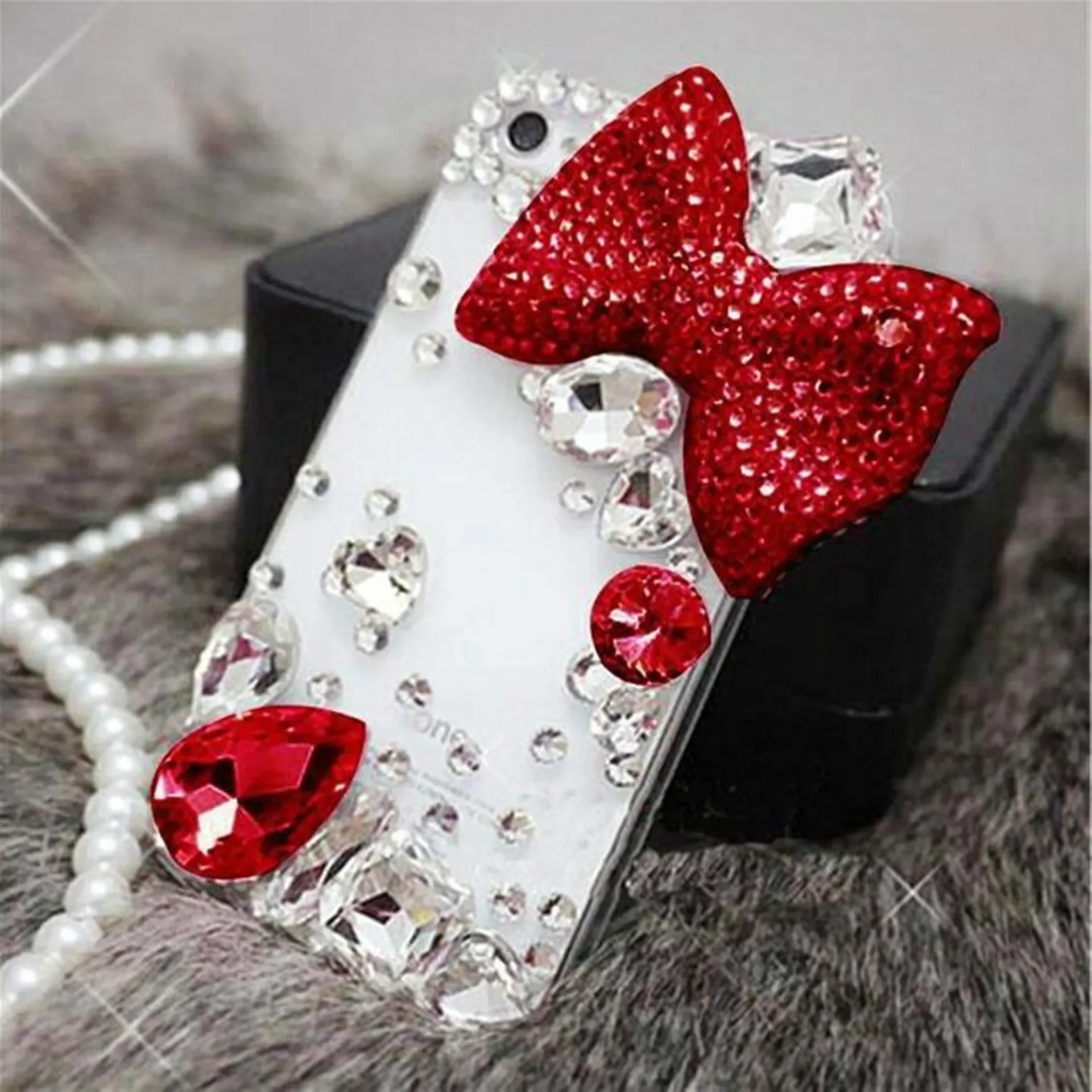Rhinestone Diamond Cover Case for iPhone, Luxury Bling Shell, Soft Phone Jewelry for iPhone 13, 16, 15 Pro, 17 Air Max, 16Plus