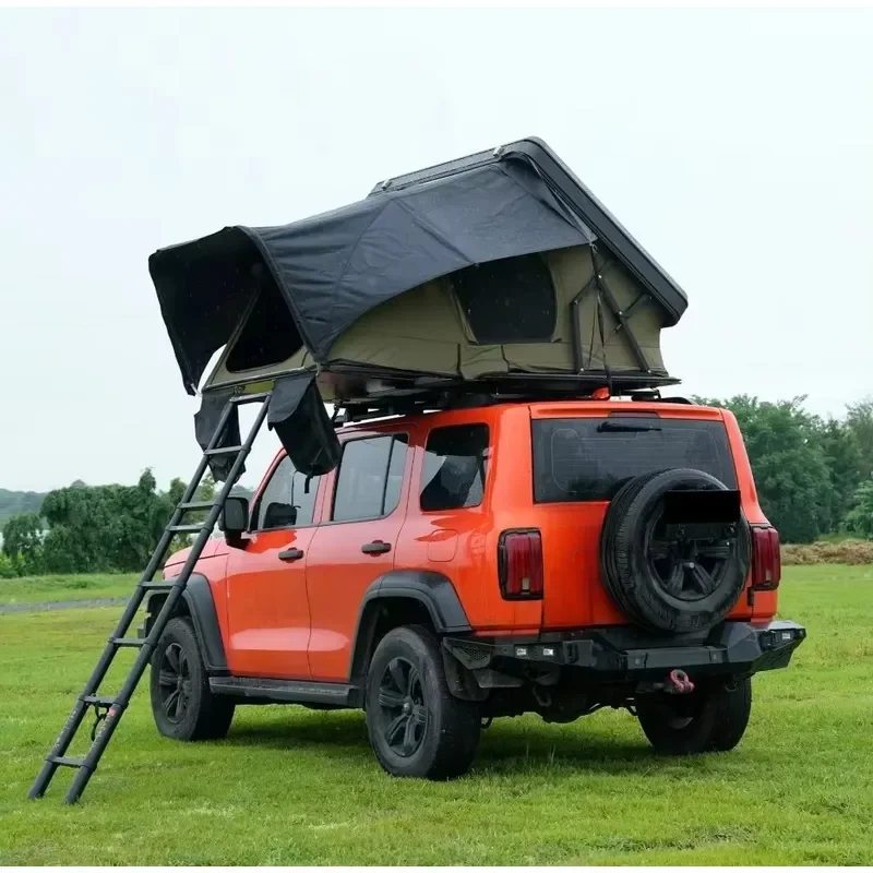 High Quality 1-3 Person Hard Shell Aluminum Roof Top Tent for Car Rooftop Camping