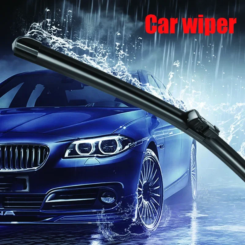 

New 2PCS Car Wiper Blades U-type Soft Rubber Boneless Wiper Durable Reduce Noise Automotive Wiper 16" 18" 19" 21" 22" 24"