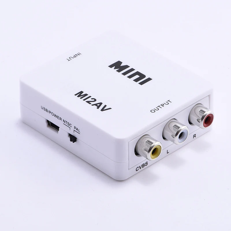 HDMI zu AV Konverter AV RCA Adapter CVSB LR Video Composite AV Scaler HDMI-kompatibel zu RCA Schalter für PC HDTV Projektor – Detail 6