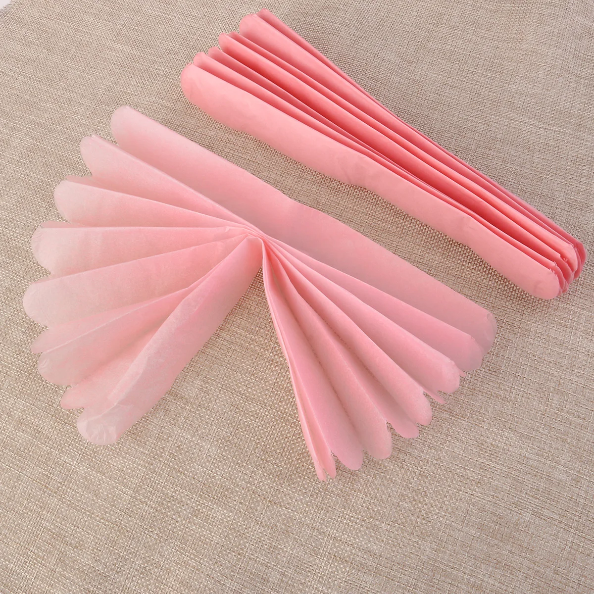 

10 Pcs Paper Flower Ball Light Pink 25cm DIY Pom Poms Tissue Wedding Baby Shower Christening Kitchen Tea Nursery