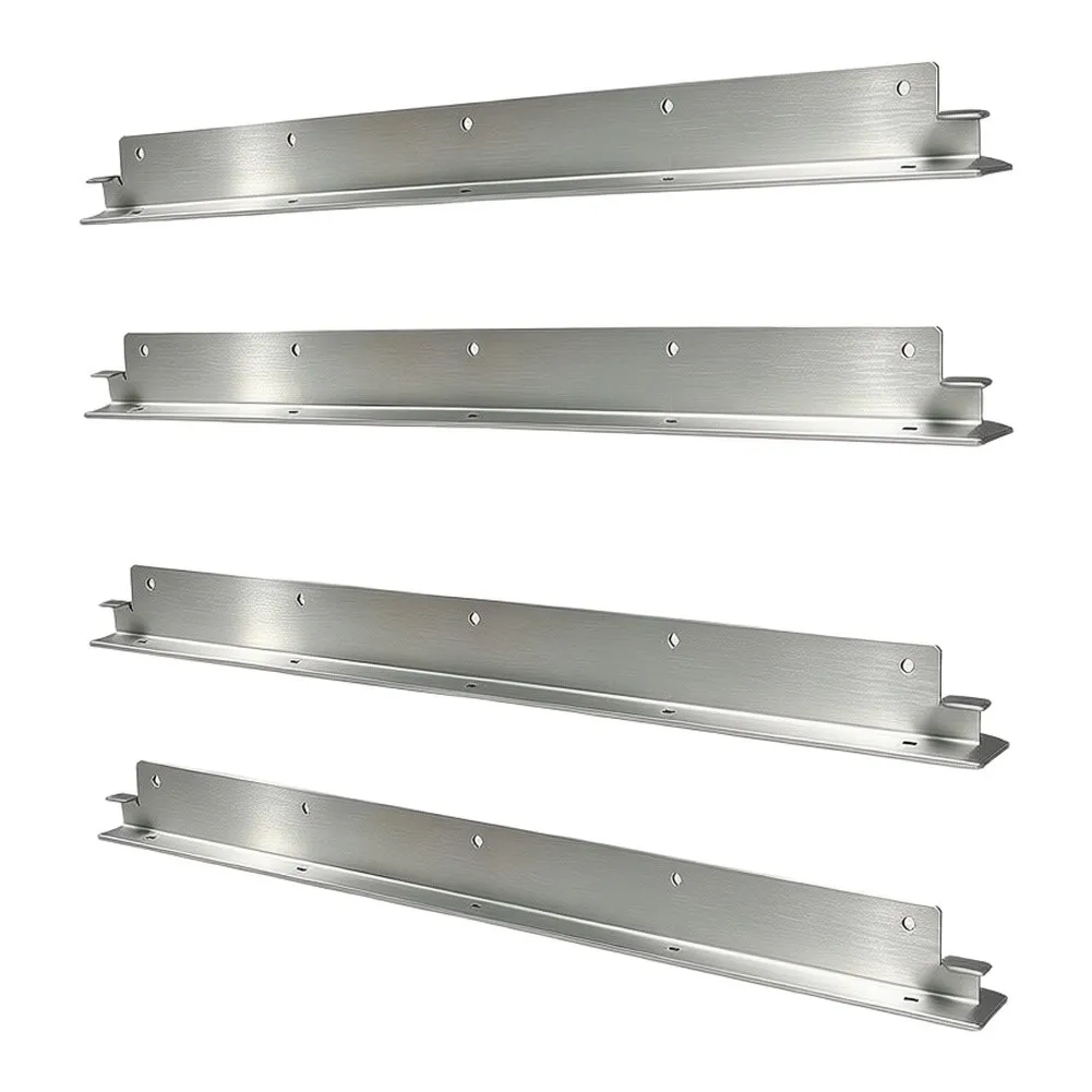 2/4Pcs Aluminum Alloy Z-Shaped Solar Panel Mounting Bracket For RV Roof Yacht And Boat Photovoltaic Rail Fixing Hardware Kit