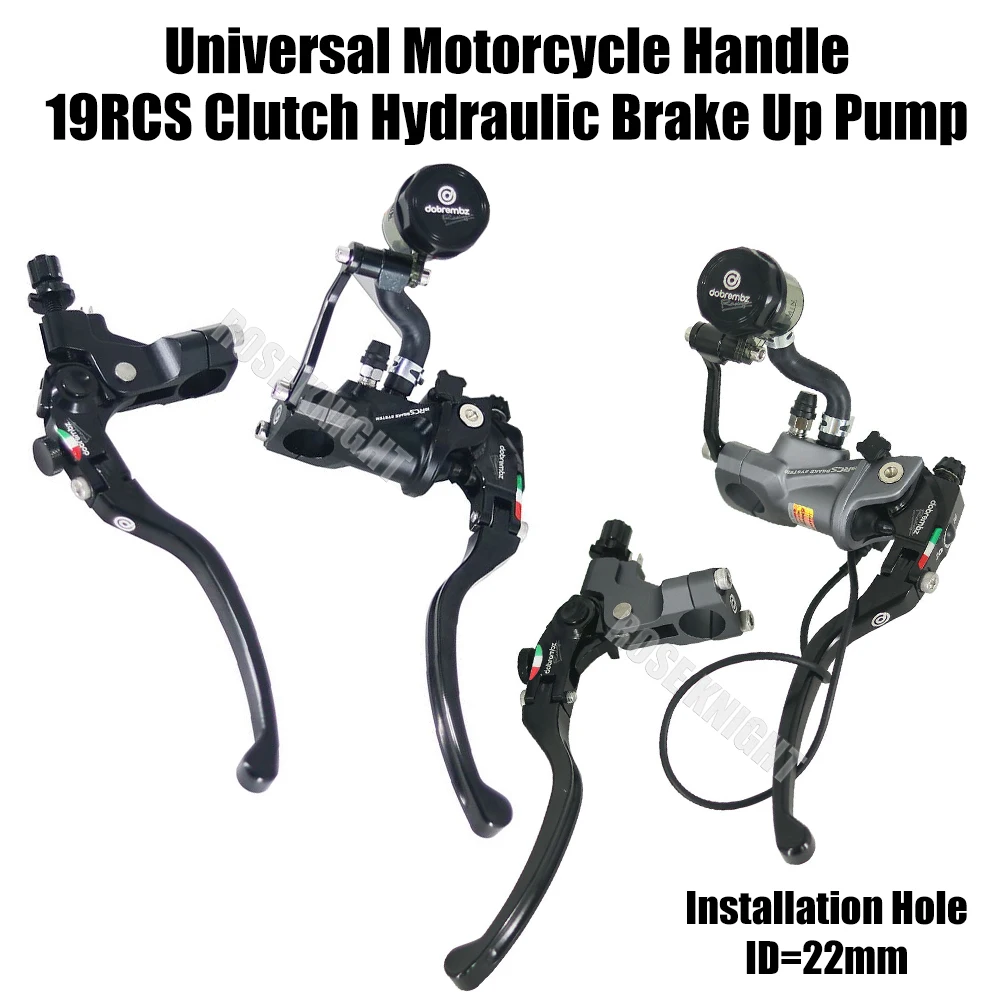 

Universal 22mm Motorcycle Clutch Hydraulic Brake Handle 19RCS Direct Push Up Pump For Motobike Clutch Brake Modified Accessories