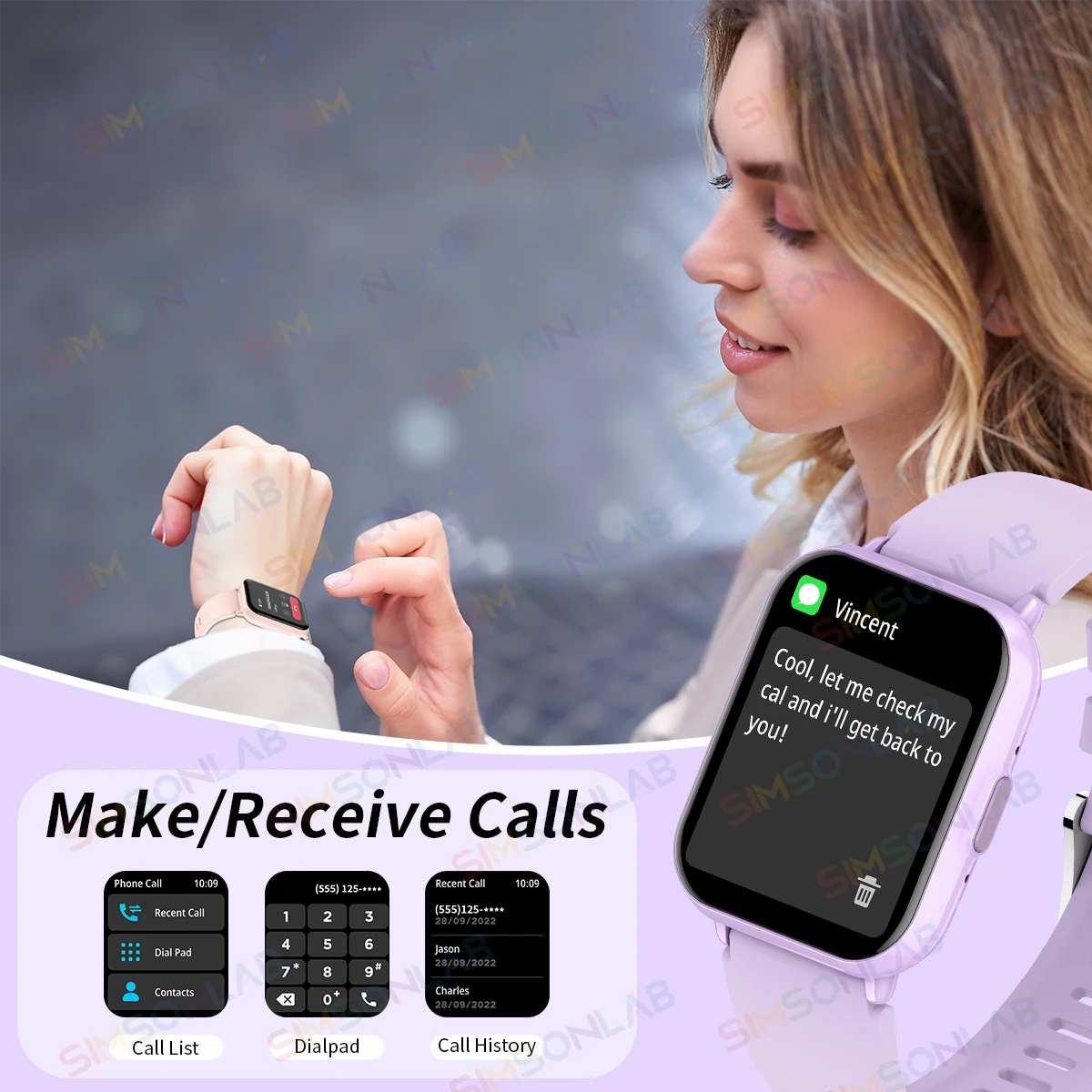 Nieuwe Global Versie Horloge 5 Lite 1.83 ''AI Voice Smart Horloge 123 + Sportmodus Hartslagmeting Bluetooth Oproep voor Mannen Vrouwen